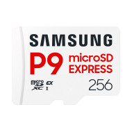 Memory card Samsung microSDXC, 256GB, P9 Express, 800 MB/s, UHS-I 90 MB/s U3, V30, A1