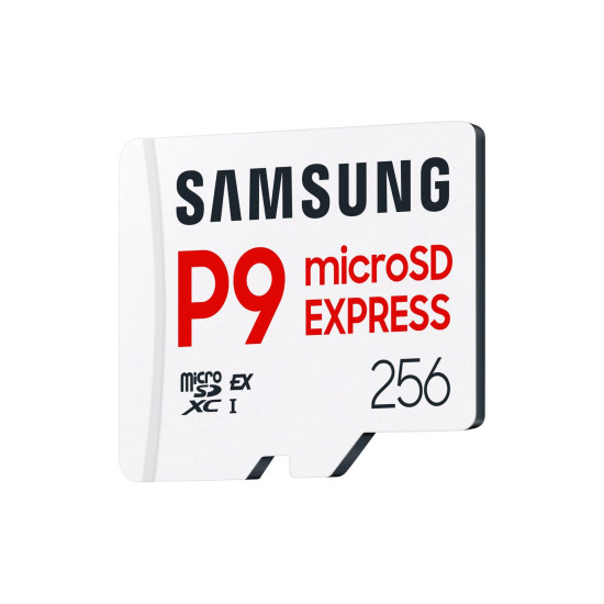 Memory card Samsung microSDXC, 256GB, P9 Express, 800 MB/s, UHS-I 90 MB/s U3, V30, A1