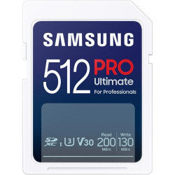 Memory card Samsung 512GB PRO Ultimate SD Card Full-Size SDXC UHS-I , U3, V30
