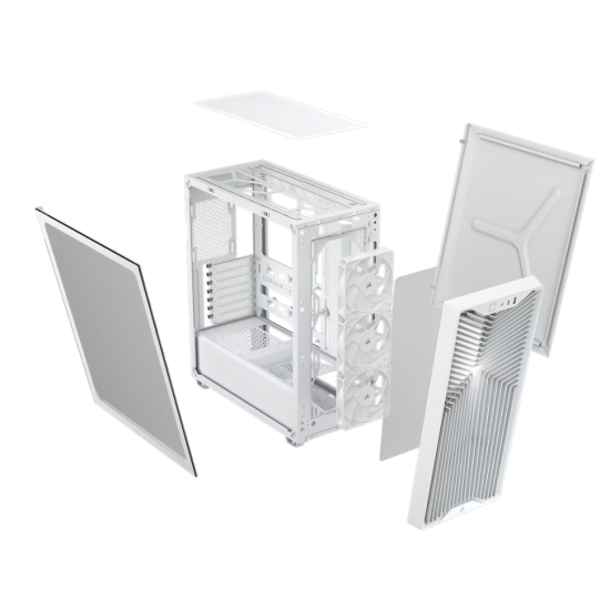 Case Corsair 3200D RS Mid-Tower Performance Case - White