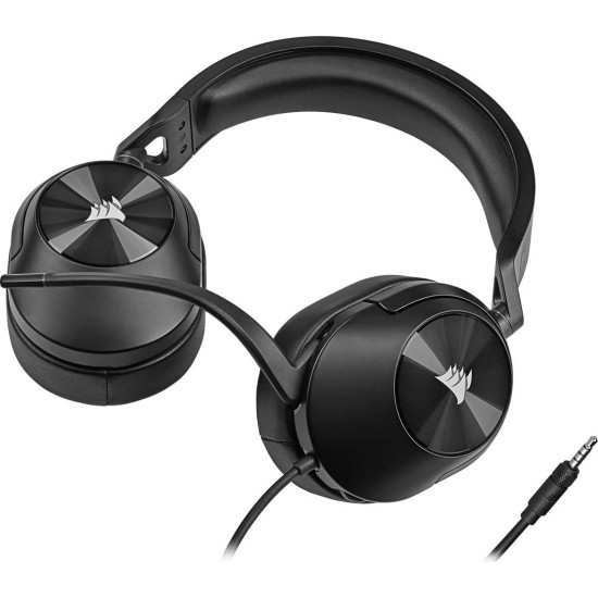 Геймърски слушалки с микрофон Corsair HS55 Carbon - Black