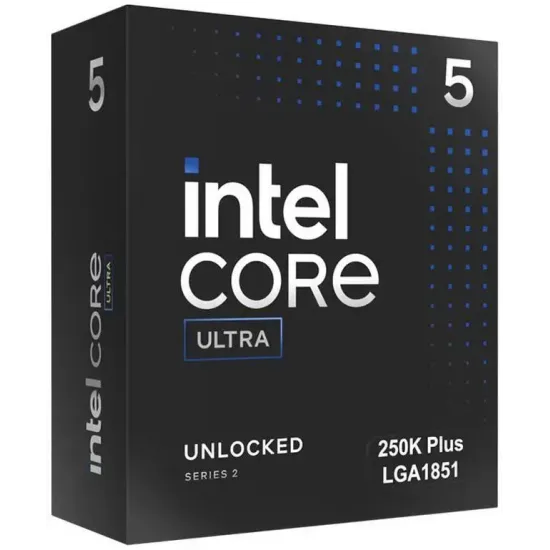 CPU Intel Core Ultra 5 250K Plus, 18-Core (6P+12E) 3.3 GHz, 30MB, LGA1851, BOX