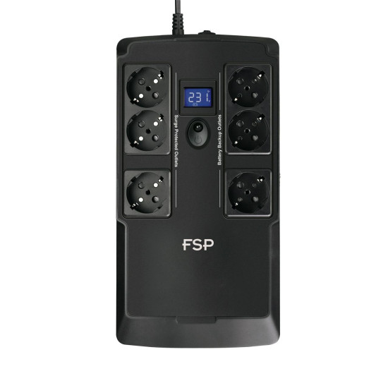 UPS FSP NANO 600 Аварийно захранване Off-line 600VA/360W, Модифицирана синусоида