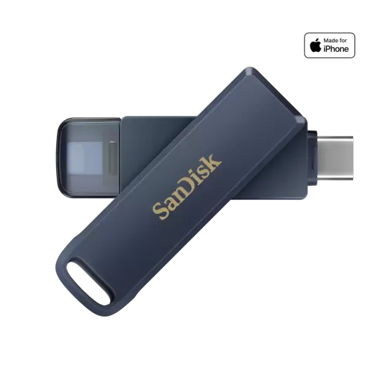 SanDisk Flash memory iXpand Flash Drive Luxe 256GB, for Apple