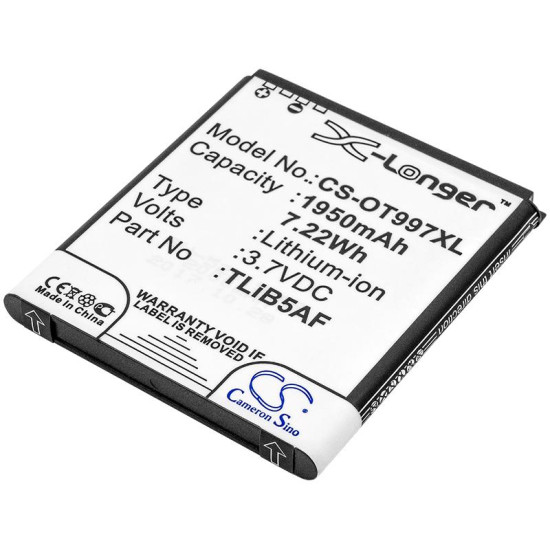 Батерия за мобилен телефон ALCATEL LinkZone MW40, MW40  CAB32E0000C1 LiIon 3,7V 1950mAh CAMERON SINO