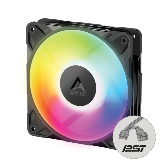 3-Pack Fan ARCTIC P12 Pro A-RGB LN 120mm PWM