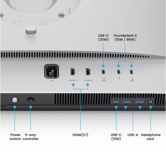 Монитор за MacBook BenQ MA270S, 27” IPS, 5K 5120x2880, 99% sRGB; 99% P3, USB-C, HDMI 2.1, Speaker 3Wx2