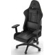 Gaming Chair Corsair TC100 RELAXED - Leatherette Black/Black