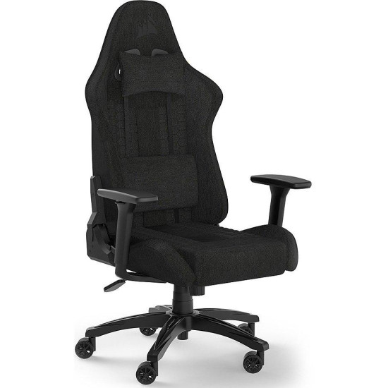 Геймърски стол Corsair TC100 RELAXED - Fabric Black/Black