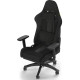 Геймърски стол Corsair TC100 RELAXED - Fabric Black/Black