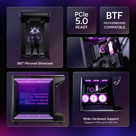 Case Cooler Master MasterFrame 360 Mirror Stage