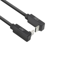 ACT Кабел USB-C 10Gbps, 60W, 1м, конектори на 90° up/down angled