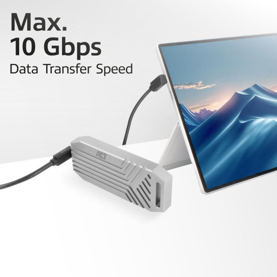 ACT Cable USB-C 10Gbps, 60W, 1m, 90° up/down angled connectors