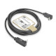 ACT Cable USB-C 10Gbps, 60W, 1m, 90° up/down angled connectors