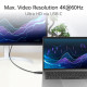 ACT Cable USB-C - USB-C, 10Gbps, 60W, 1 m, connectors - one straight and one 90° up/down angled