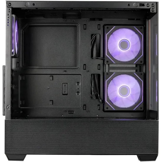 Кутия CoolerMaster Elite 690 Wood - Черна