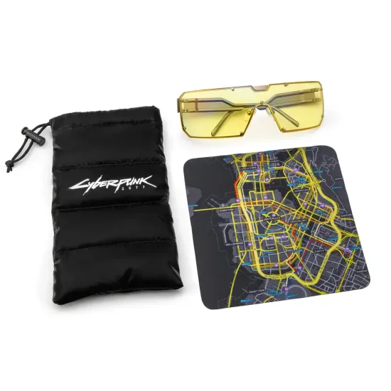 Компютърни очила GUNNAR Cyberpunk 2077 Dex - Amber - Steel