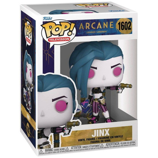 Фигурка Funko POP! Television: Arcane League of Legends - Jinx #1602