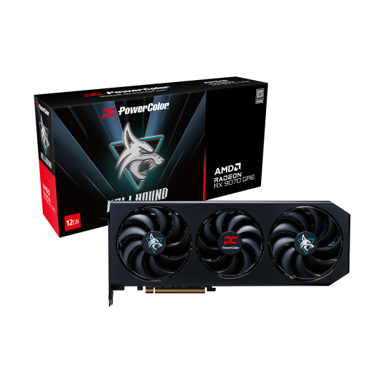 Видео карта PowerColor Radeon RX 9070 GRE Hellhound 12GB GDDR6