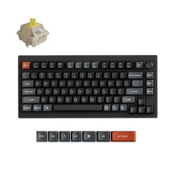 Wireless Mechanical Keyboard Keychron V1 Ultra 8K - Silk POM Switch Banana