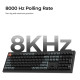 Wireless Mechanical Keyboard Keychron V6 Ultra 8K - Silk POM Switch Red