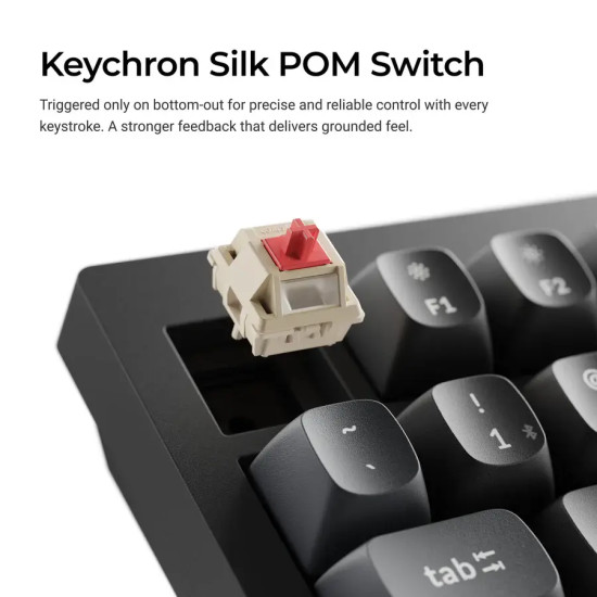 Wireless Mechanical Keyboard Keychron V6 Ultra 8K - Silk POM Switch Brown