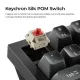 Безжична механичка клавиатура Keychron Q1 Ultra 8K Black - Silk POM Switch Brown