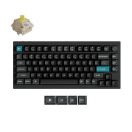 Безжична механичка клавиатура Keychron Q1 Ultra 8K Black - Silk POM Switch Banana
