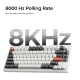 Wireless Mechanical Keyboard Keychron Q1 Ultra 8K Black - Silk POM Switch Banana