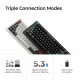 Wireless Mechanical Keyboard Keychron Q1 Ultra 8K Black - Silk POM Switch Banana