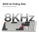 Wireless Mechanical Keyboard Keychron Q6 Ultra 8K Black - Silk POM Switch Banana