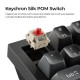 Wireless Mechanical Keyboard Keychron Q6 Ultra 8K Black - Silk POM Switch Banana