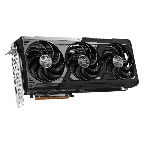 Graphic card ASRock Radeon RX 9070 GRE Steel Legend Dark 12GB OC GDDR6
