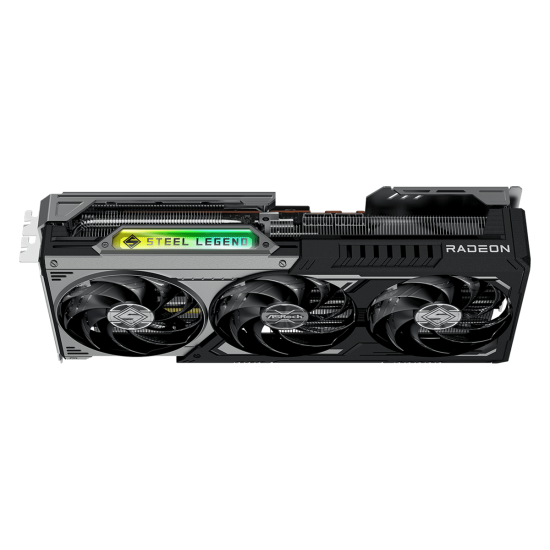 Graphic card ASRock Radeon RX 9070 GRE Steel Legend Dark 12GB OC GDDR6