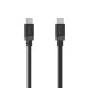 Hama Charging Cable, USB-C - USB-C, 60 W, 1 m, black