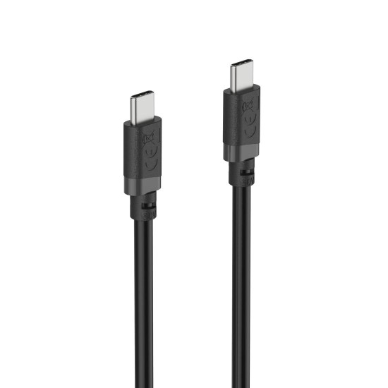 Hama Charging Cable, USB-C - USB-C, 60 W, 1 m, black