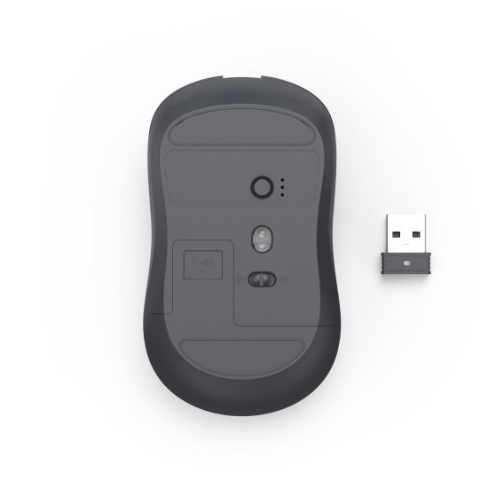 Hama “WM-200” Wireless Mouse, Cordless, Optical, 4 Buttons, W/O Click Noise, blk