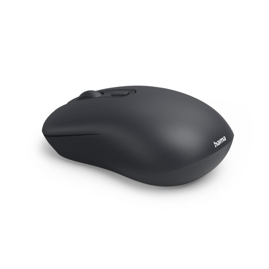 Hama “WM-200” Wireless Mouse, Cordless, Optical, 4 Buttons, W/O Click Noise, blk