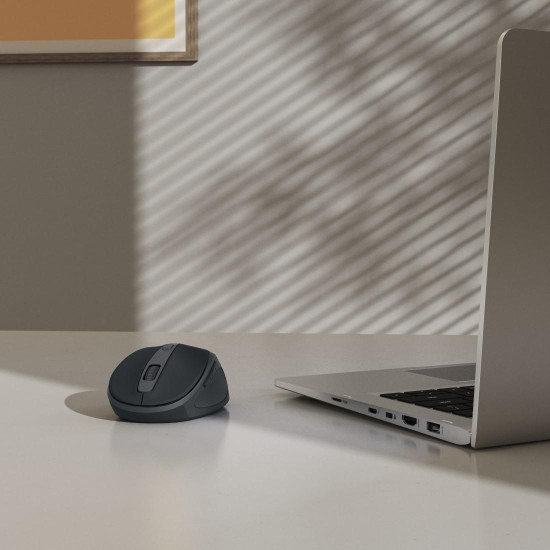 Hama “WM-400” Wireless Mouse, Ergonomic, Optical, 6 Buttons, No Clicking Noise, black