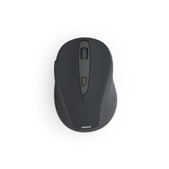 Hama “WM-400” Wireless Mouse, Ergonomic, Optical, 6 Buttons, No Clicking Noise, black