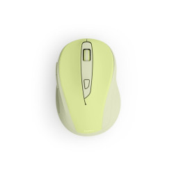 Hama “WM-400” Wireless Mouse, Ergonomic, Optical, 6 Buttons, No Clicking Noise, green