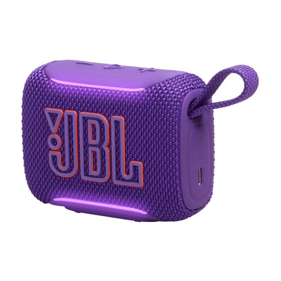 Bluetooth speaker JBL GO 5 Purple 4.8 W, battery up to 8 hours, USB TYPE-C charger