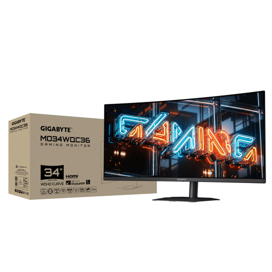 Gaming monitor GIGABYTE MO34WQC36 - 34