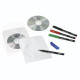 Hama CD/DVD Protective Paper Sleeves, white, pack of 100