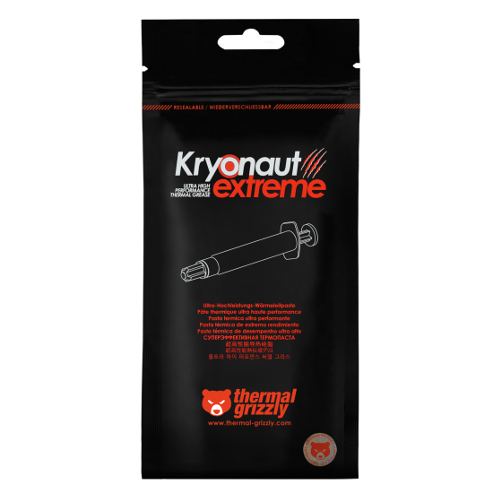 Thermal paste Thermal Grizzly Kryonaut Extreme, 6g, Black