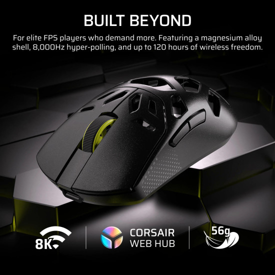 Gaming Wireless mouse Corsair Sabre v2 Pro Magnesium Alloy - Black