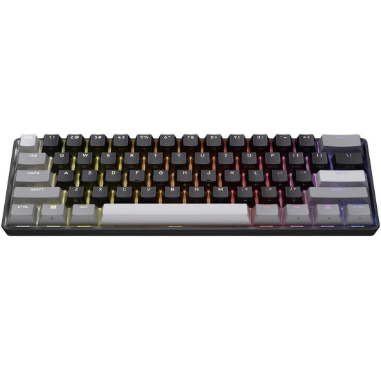 Геймърскa механична клавиатура Corsair Clipper Mini 60 Hall Effect - Hyperdrive Magnetic Switch