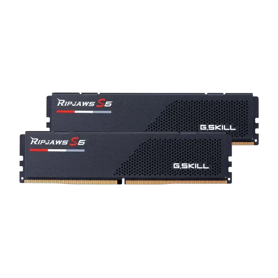 Памет G.SKILL Ripjaws S5 Black 128GB(2x64GB) DDR5 6400MHz, CL36 - Intel XMP