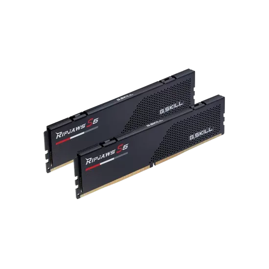 Памет G.SKILL Ripjaws S5 Black 128GB(2x64GB) DDR5 6400MHz, CL36 - Intel XMP