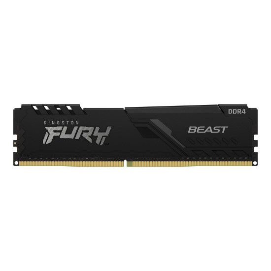 Memory Kingston FURY Beast Black 16GB DDR4 3200MHz - KF432C16BB1/16